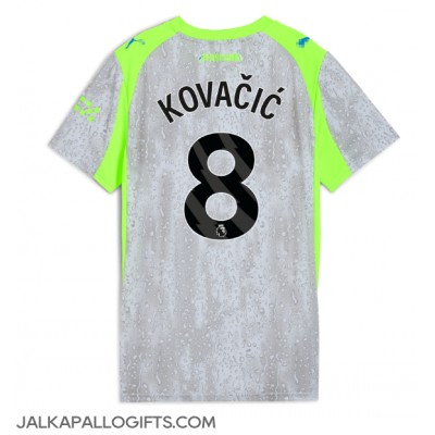 Manchester City Mateo Kovacic #8 Kolmaspaita Naiset 2025-26 Lyhythihainen Manchester City Mateo Kovacic #8 Kolmaspaita Naiset 2025-26 Lyhythihainen